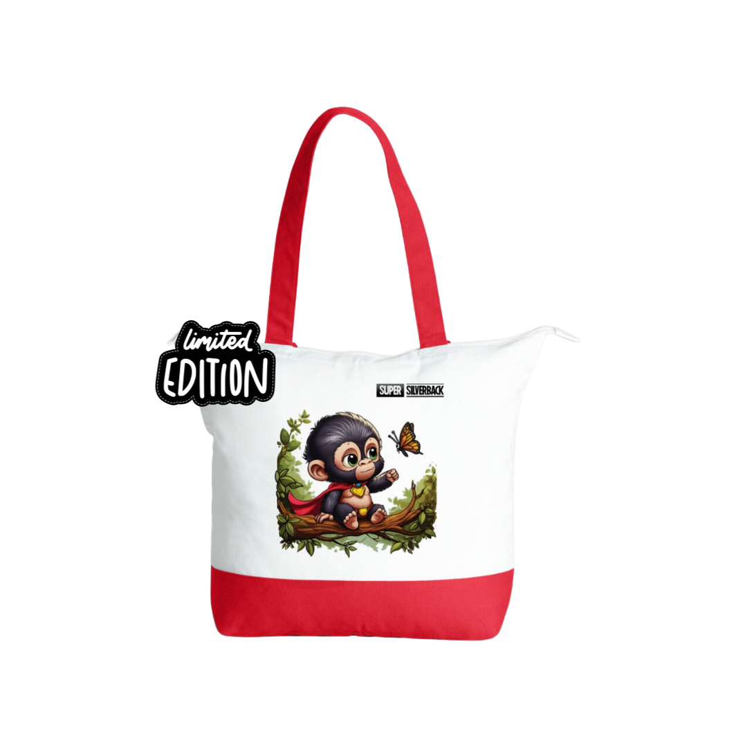 [LE] Baby Gorilla with Butterfly Tote Bag O’ Magic 01